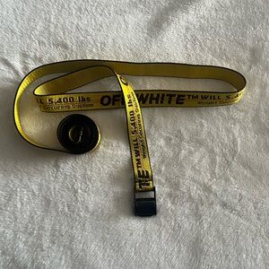 Off-White Yellow Industrial Belt